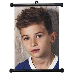 sp217159 Boy Hairstyles Wall Scroll Poster For Barber Salon Haircut Display