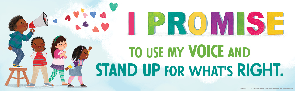 I promise to use my voice stand up for whats right