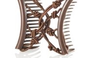Original Comfy Comb - Double Comb for Fine Thin & Wavy Hair - Easy Ponytail Hairstyles and Long Lasting Updo's (Pretzel Brown)