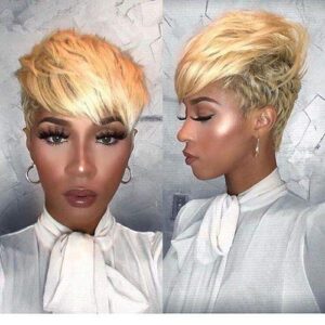 Nicelatus Short Hairstyles for Women Natural Synthetic Wigs for Black Women Short Pixie Cut Hair Wigs 10 Styles Available (nicelatus-7316A)