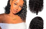 Bob Lace 4x4 Closure Wigs for Black Women Deep Wave 10 Inch 150% Density Short Bob Wig Lace Front Wigs Human Hair pre plucked with Baby Hair Natural Color
