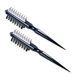 Goyibam 2 pieces Hair Style Comb Two-Sided Multifuncional Volume Hair Combing Brush Portable Styling Tool Suitable for Most Hair Types Women Men Girl and Boy (Styling comb)