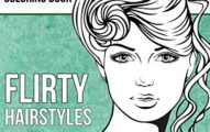 Flirty Hairstyles - Women Portraits Coloring Book: Beautiful Hair Designs, Attractive Young Faces – For Adults & Teenagers