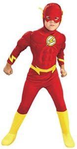 Rubie's DC Comics Deluxe Muscle Chest The Flash Child's Costume, Small