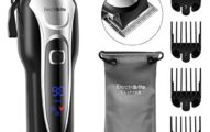 Cordless Hair Clippers for Men - Professional Hair Clipper Cutting Kit Beard Trimmer with Speed Adjustable Haircut Grooming Kit, Rechargeable Hair Cut Machine with Guide Combs for Home Barber Salon