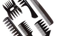 6pcs/set Hair Comb Set, Professional Styling Comb Set, Hairstyle Comb Oil Hair Styler Comb Wide Tooth Salon Styling Comb for Men Vintage Retro Hairstyle