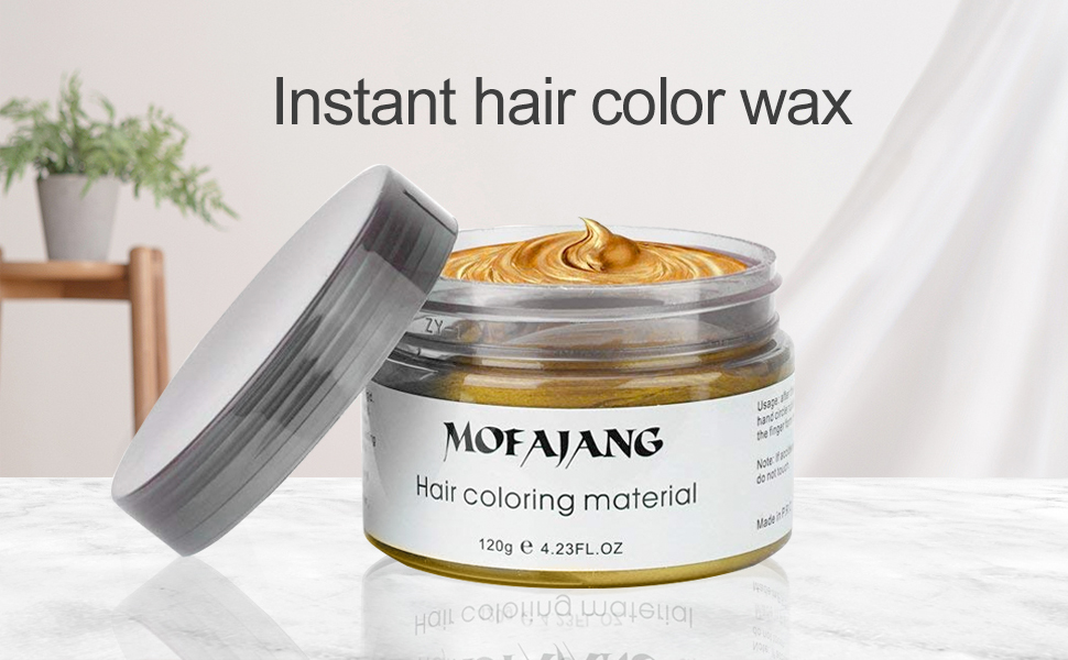 instand hair color wax