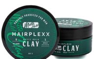 Hairplexx Hair Clay Mens Hair Paste Matt Finish, Strong Hold with Textured & Modern Hairstyle - Paraben Free 80g / 2.82ounce
