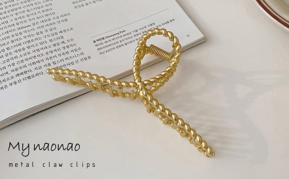 Mynaonao Metal Claw Clips