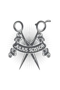 Julius Scissor Notebook: Hair Stylist & Hairdresser Notebook / Journal / Log Book - Appreciation Gift Idea - Lined, 120 Pages, 6x9, Soft Cover, Matte Finish