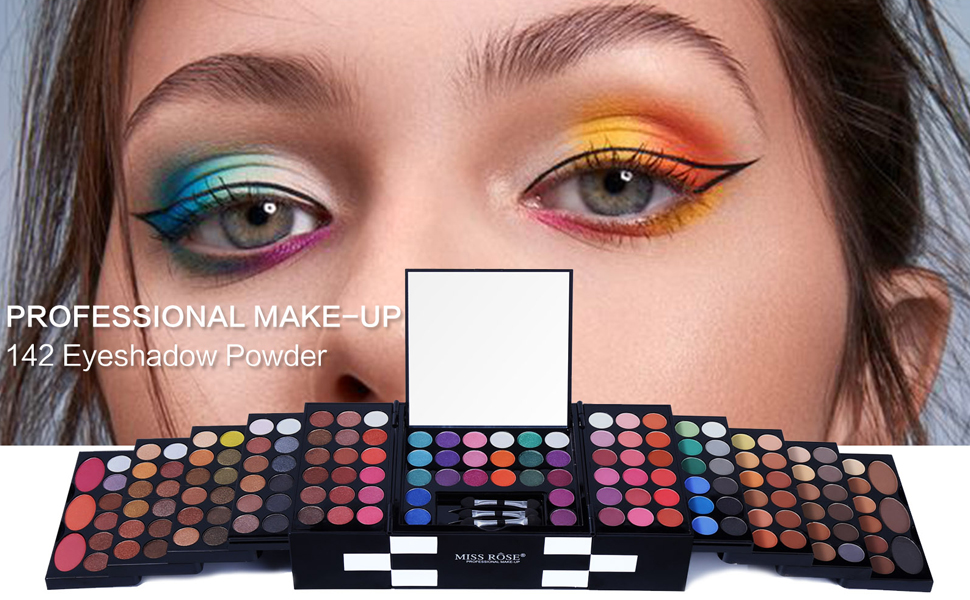 142 colors eyeshadow makeup kit