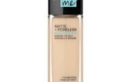 Maybelline Fit Me Matte + Poreless Liquid Foundation Makeup, Light Beige, 1 fl; oz; Oil-Free Foundation