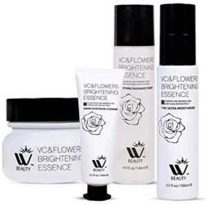 W Beauty Anti Aging Skin Care Kit | 4 Beauty Care Products |Facial Moisturizer-Toner-Cleanser And Night Cream |14.4 Oz