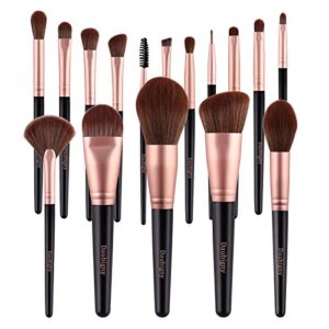 Daubigny Makeup Brush Set, Premium Synthetic Kabuki Foundation Face Powder Blush Eyeshadow Brushes Makeup Brush Kit