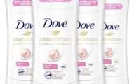 Dove Advanced Care Antiperspirant Deodorant Stick for Women Beauty Finish for 48 Hour Protection And Soft And Comfortable Underarms oz 4, 2.6 Count