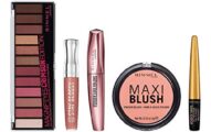 Rimmel Crimson Makeup Kit With Eyeshadow, Mascara, Liner, And Lip Gloss, 6 Fl Oz
