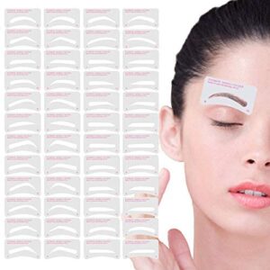 Eyebrow Stencil, Misssix Eyebrow Shaper Kit 24 Styles 3 Minutes Makeup Tools for Eyebrows Extremely Elaborate Reusable Eyebrow Template for A Range