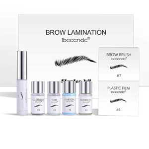 Brow Lamination Kit, Professional Eyebrow Lift Kit, Eyebrow Pomade - Easy to Use, Long Lasting, Perfect for Fuller Messy Downward Eyebrow Makeup, Eyebrow Salon at Home, Comes with Y Comb and Film