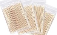 Fenshine 400 Count Microblading Cotton Swab, Cotton Swabs Pointed Tip, Cotton Swabs Wood Sticks, Cotton Tipped Applicator, Tattoo Permanent Supplies, Makeup Cosmetic Applicator Sticks (400PCS)