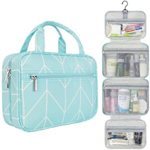 PAVILIA Hanging Travel Toiletry Bag Women | Cosmetics Makeup Organizer Kit