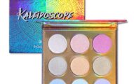 UCANBE Kaleidoscope Holographic Highlighter Makeup Palette Kit, 9 Color Polarized Shimmer Illuminating Glow Highlighting Bronzers Powder Set, Laser Outer Packaging with Mirror Cosmetics