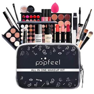 BELLESKY All In One Makeup Kit 24 Piece Multi-Purpose Makeup Gift Set Full Makeup Essential Starter Kit for Girls and Women