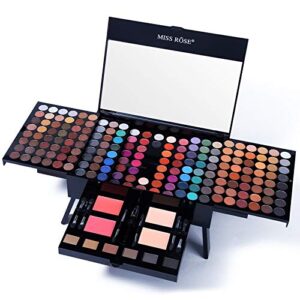 All In One Makeup Kit For Women Full Kit 180 Ultimate Colors Make Up Sets Matte Shimmer Eyeshadow Palette Colorful Gift Professional Cosmetics Fashion Makeup Case Full Makeup Set Eye Shadow Palette Primer Present