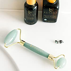 jade roller skin care neck massager face for facial eye tools lymphatic drainage rollers puffy eyes