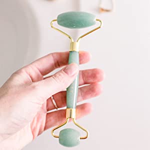 jade roller skin care neck massager face for facial eye tools lymphatic drainage rollers puffy eyes