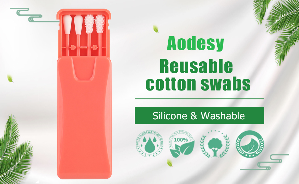 Reusable Silicone Cotton Swabs