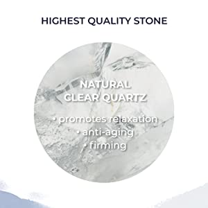 Clear Quartz Stone Facial Roller