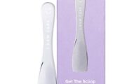 I DEW CARE Get The Scoop | A Multi-functional Stainless Steel 3" Metal Spatula | Applicator For Cream, Lip Balm, Wash-Off Masks, and Mixing | Korean Skincare