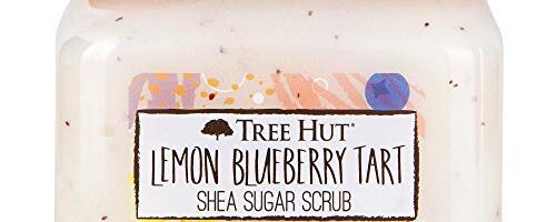 Tree Hut Lemon Blueberry Tart Shea Sugar Scrub, 18 oz, Ultra Hydrating and Exfoliating Scrub for Nourishing Essential Body Care