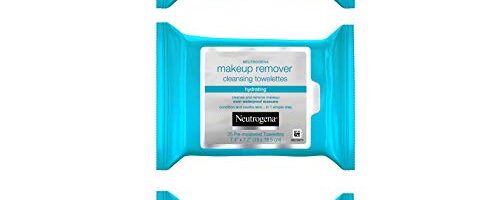 Neutrogena Hydrating Makeup Remover Face Wipes, Pre-Moistened Facial Cleansing Towelettes to Condition Skin & Remove Dirt, Oil, Makeup & Waterproof Mascara, Alcohol-Free, 3 x 25 Ct