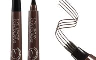 Apooliy Eyebrow Tattoo Pen Waterproof Microblading Eyebrow Pencil with a Micro-Fork Tip Applicator Creates Natural Looking Brows Effortlessly