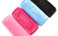 PRITE Makeup Remover Cloth,Reusable Facial Cleansing Towel,Suitable For All Skin Types, Chemical Free,Remove Makeup Instantly with Water, Satisfaction Guaranty,4 Pack